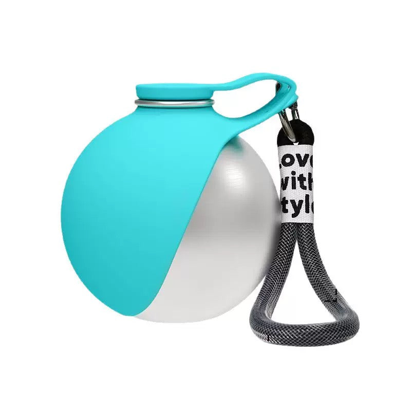 2-in-1 Portable Dog Water Bottle for Small Dogs - Leak-Proof
