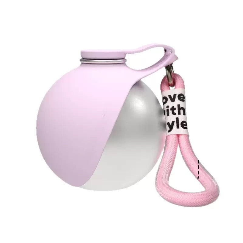 2-in-1 Portable Dog Water Bottle for Small Dogs - Leak-Proof